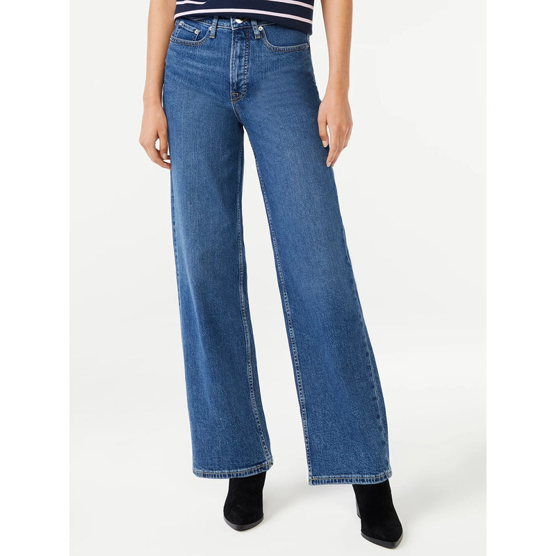 FA Full Wide Straight Jeans | Montivo Pakistan