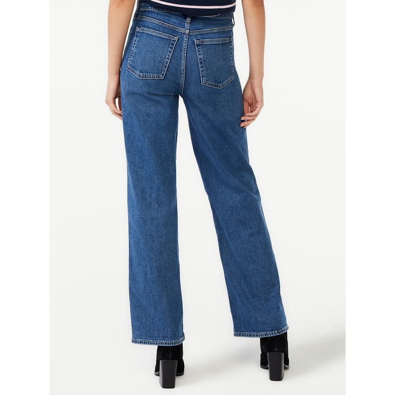 FA Full Wide Straight Jeans | Montivo Pakistan