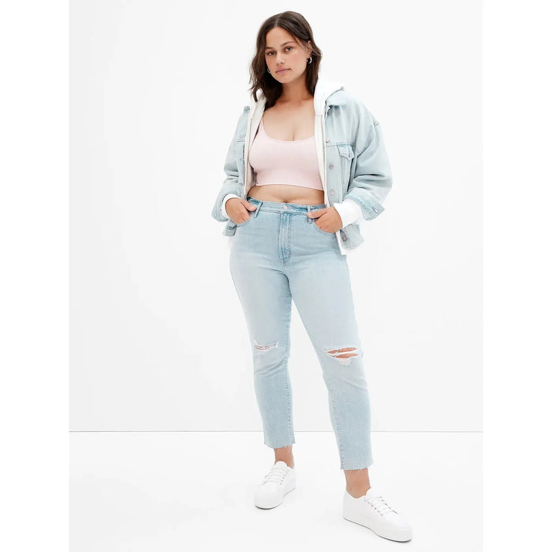 GP High Rise Destructed Slim Jeans | Montivo Pakistan