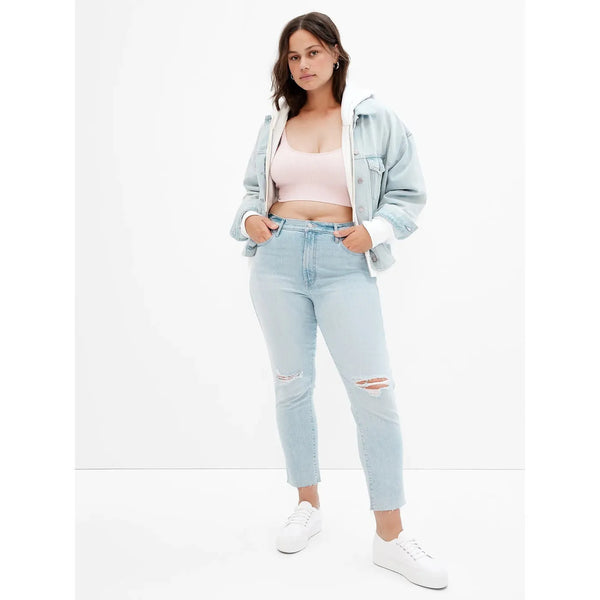 GP High Rise Destructed Slim Jeans | Montivo Pakistan