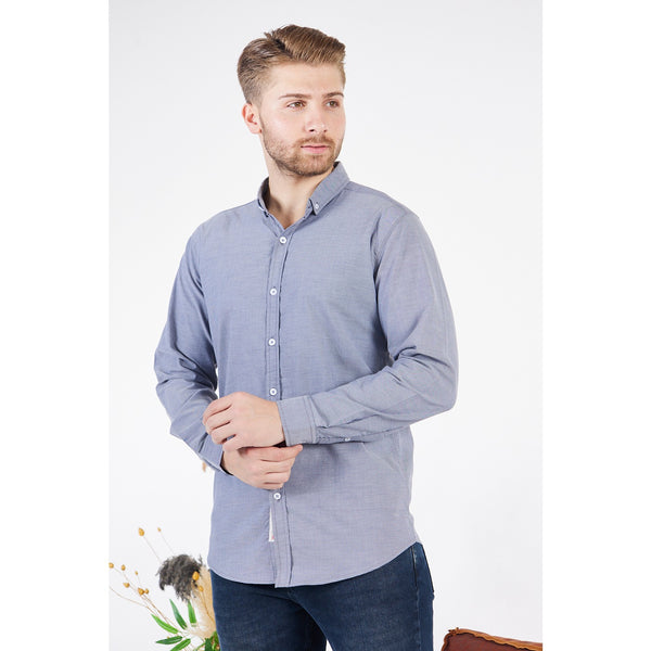 Grey Textured Button Down Shirt | Montivo Pakistan