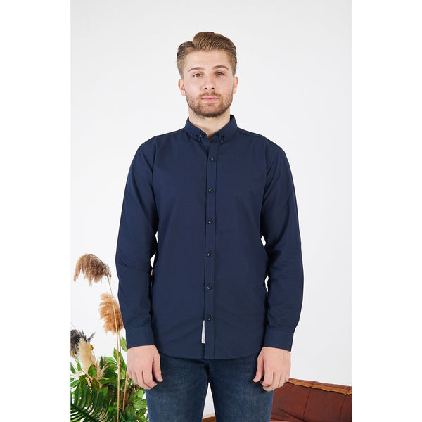 Blue Dotted Button Down Shirt | Montivo Pakistan