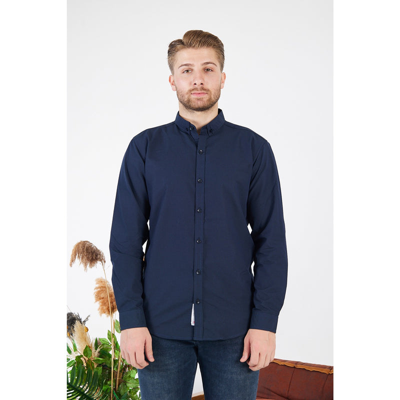 Blue Dotted Button Down Shirt | Montivo Pakistan