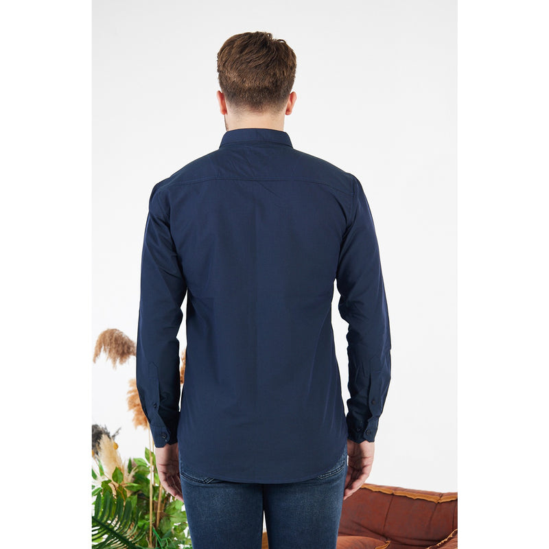 Blue Dotted Button Down Shirt | Montivo Pakistan