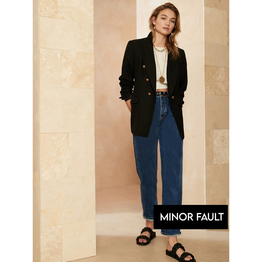 (Minor Fault) BR High Rise Loose Jeans | Montivo Pakistan