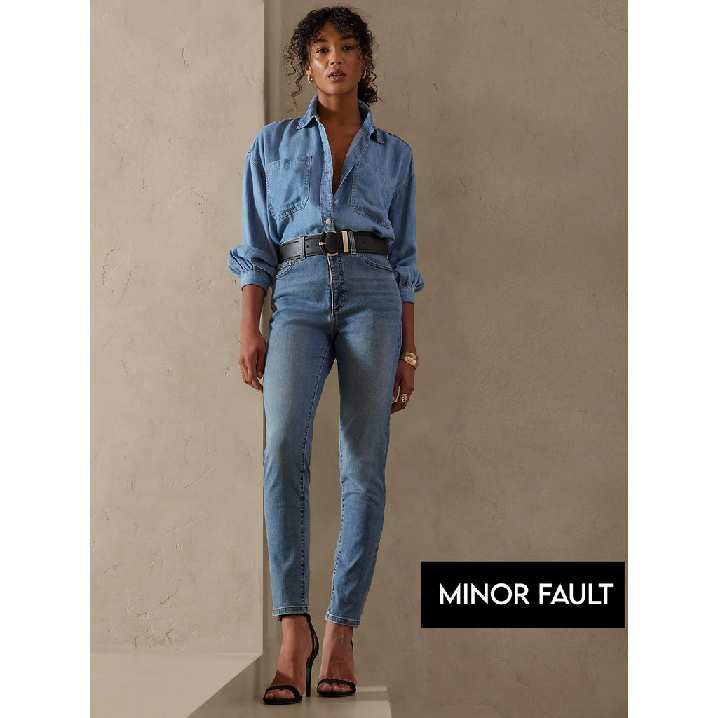 (Minor Fault) High Rise Skinny Jeans | Montivo Pakistan