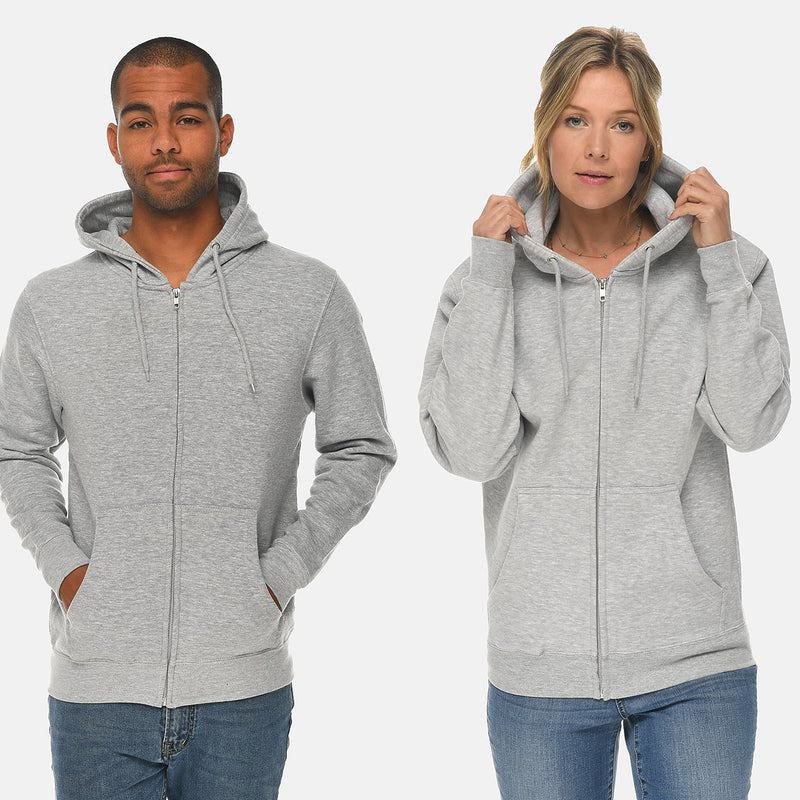 Unisex Grey Zip Up hoodie | Montivo Pakistan
