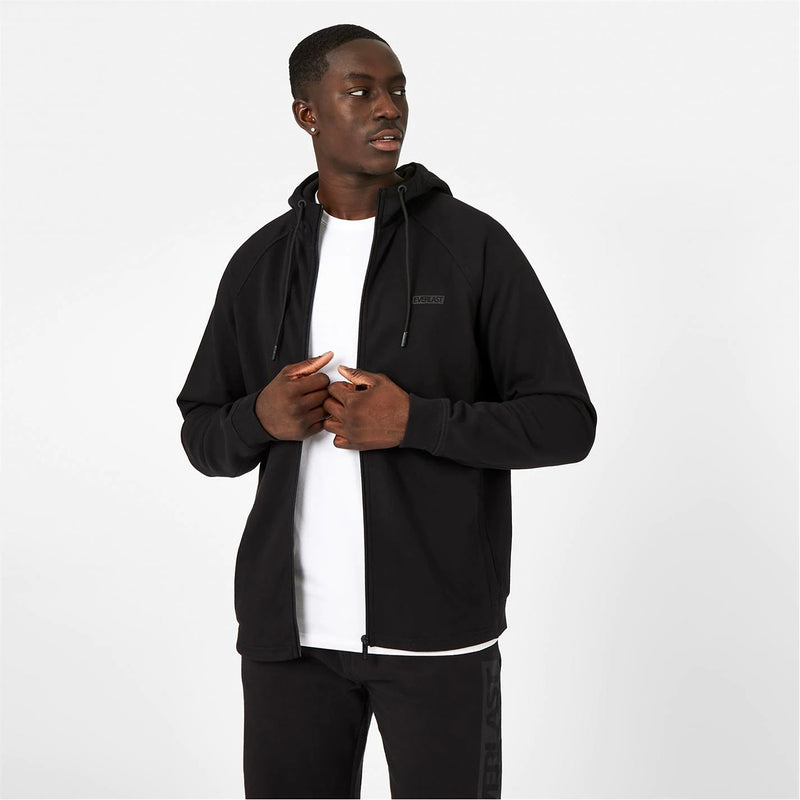 EVLST Black Zip Up Hoodie | Montivo Pakistan