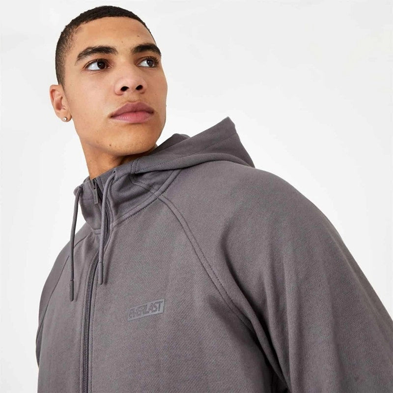 EVLST Dark Grey Zip Up Hoodie | Montivo Pakistan