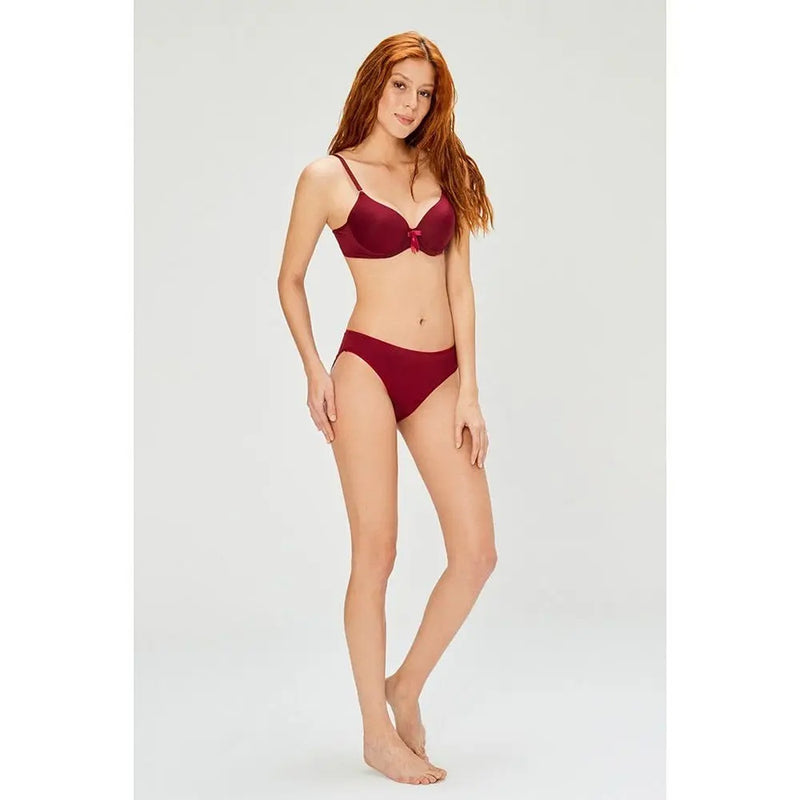 Supportive Deep Red Lingerie Set | Montivo Pakistan