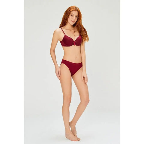 Supportive Deep Red Lingerie Set | Montivo Pakistan