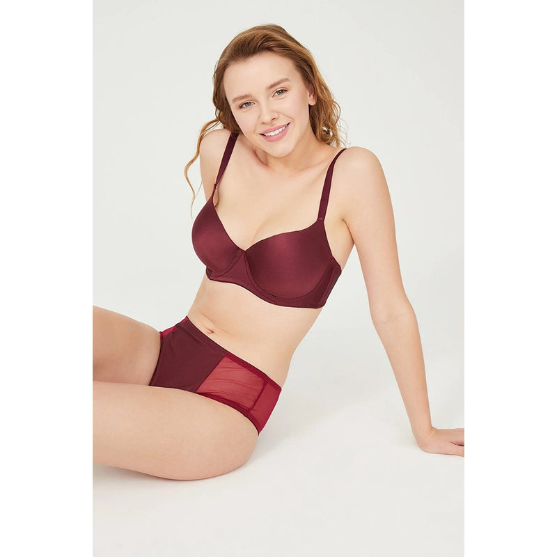 Deep Red C Cup Lingerie Set | Montivo Pakistan