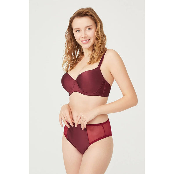 Deep Red C Cup Lingerie Set | Montivo Pakistan