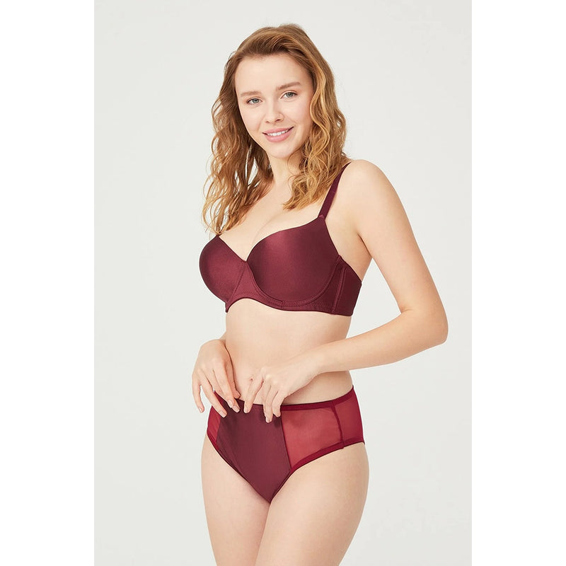 Deep Red C Cup Lingerie Set | Montivo Pakistan