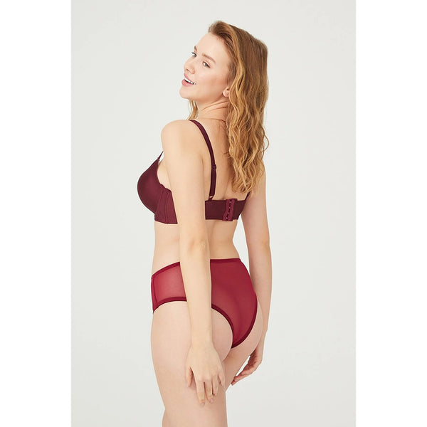 Deep Red C Cup Lingerie Set | Montivo Pakistan