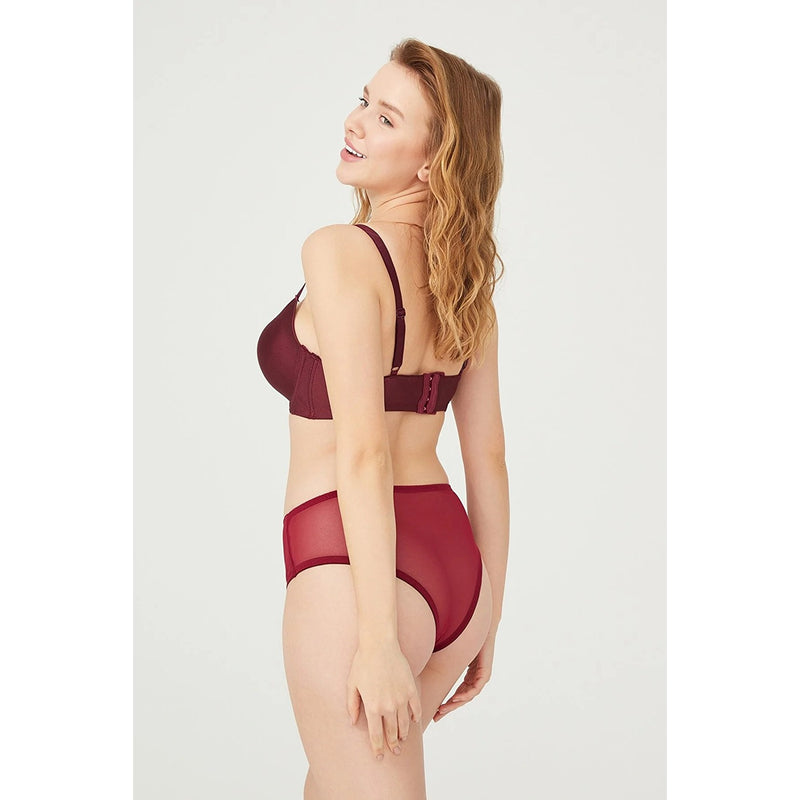 Deep Red C Cup Lingerie Set | Montivo Pakistan