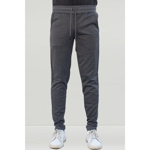 Grey Sports Polyester Joggers | Montivo Pakistan