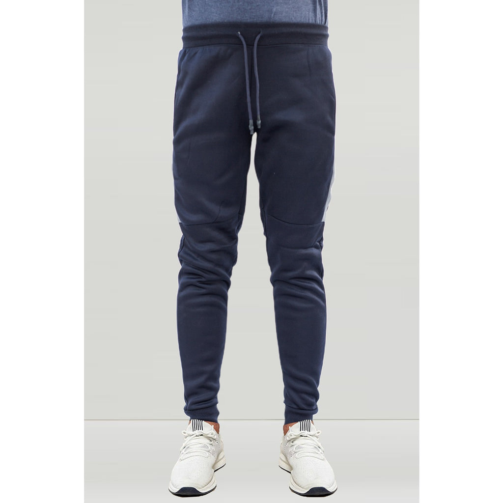 Navy Sports Polyester Joggers – Montivo