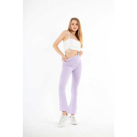Lilac Boot-Cut Leggings | Montivo Pakistan