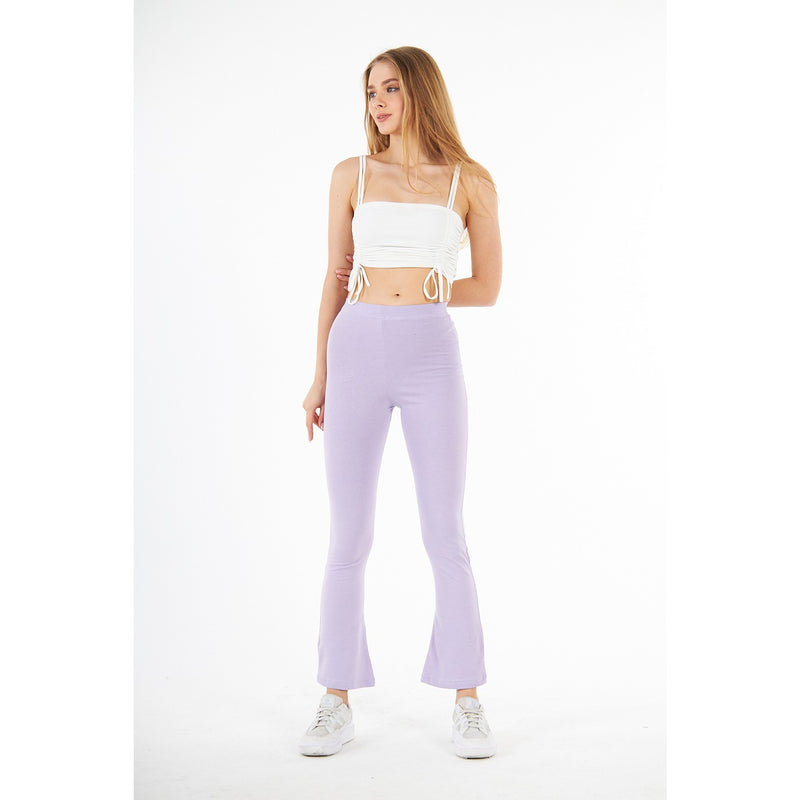 Lilac Boot-Cut Leggings | Montivo Pakistan
