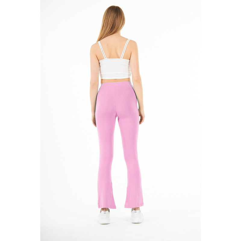 Pink Boot-Cut Leggings | Montivo Pakistan