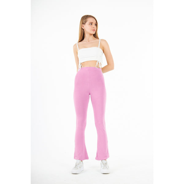 Pink Boot-Cut Leggings | Montivo Pakistan