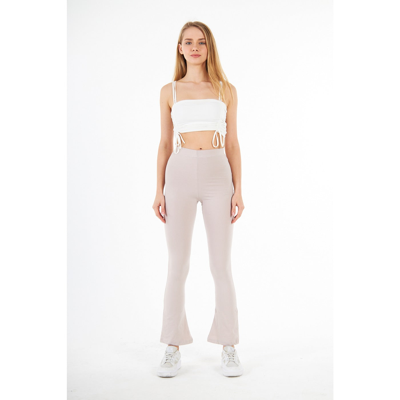 Nude Boot-Cut Leggings | Montivo Pakistan