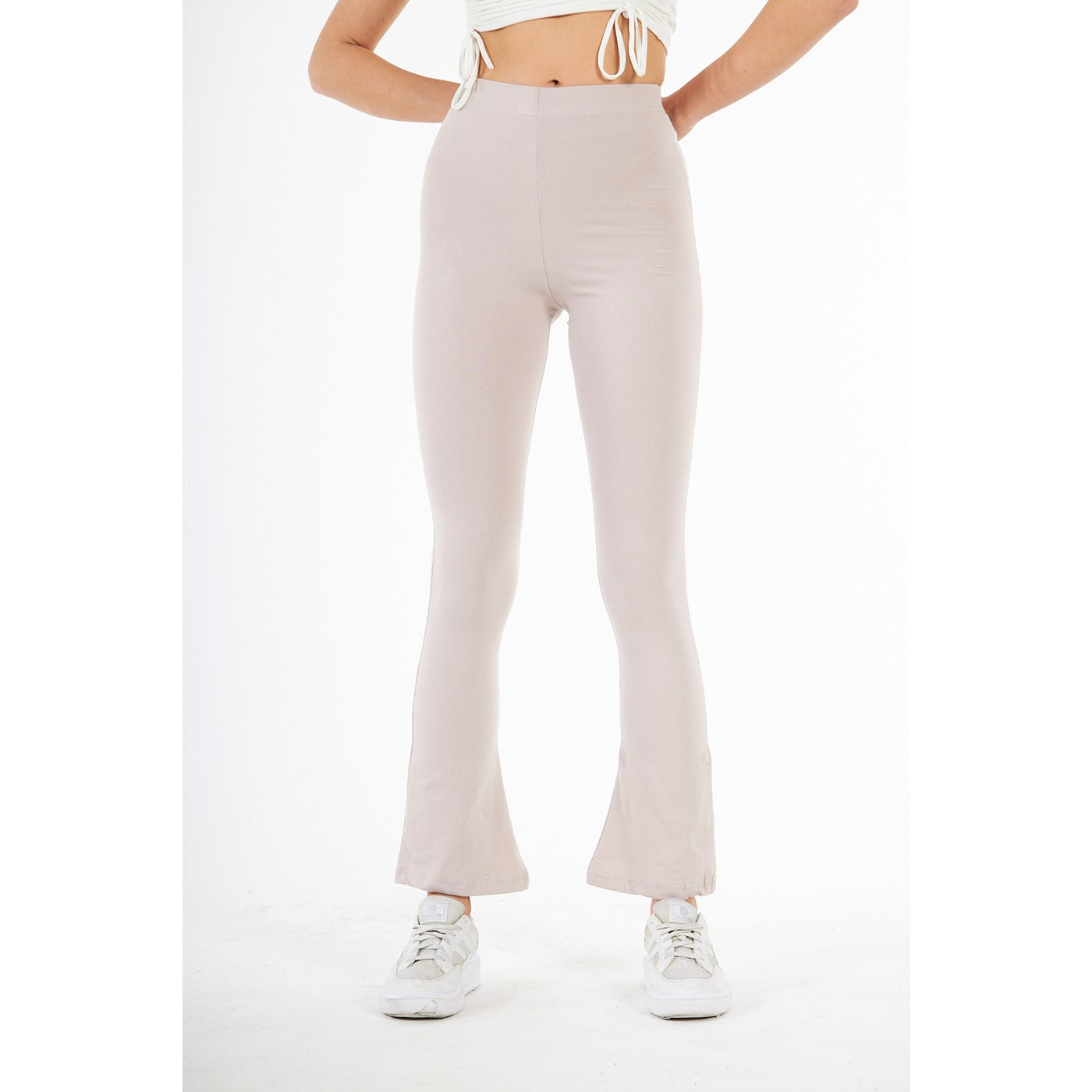 Nude Boot-Cut Leggings | Montivo Pakistan