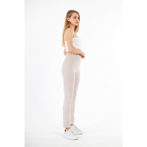 Nude Boot-Cut Leggings | Montivo Pakistan