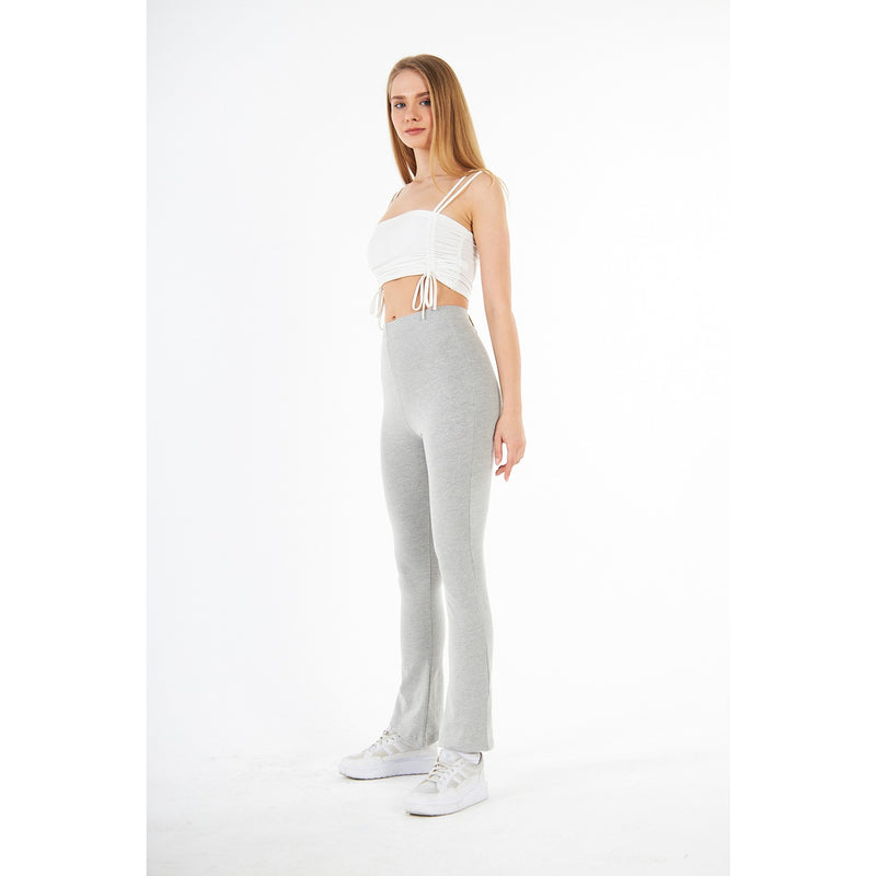 Grey Boot-Cut Leggings | Montivo Pakistan