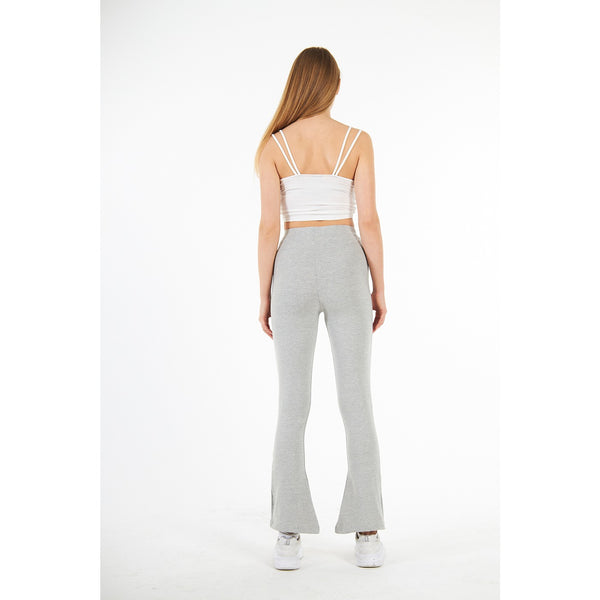 Grey Boot-Cut Leggings | Montivo Pakistan
