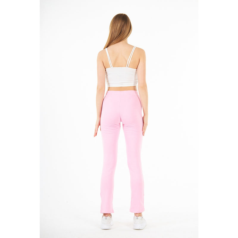 Pink Split Hem Leggings | Montivo Pakistan