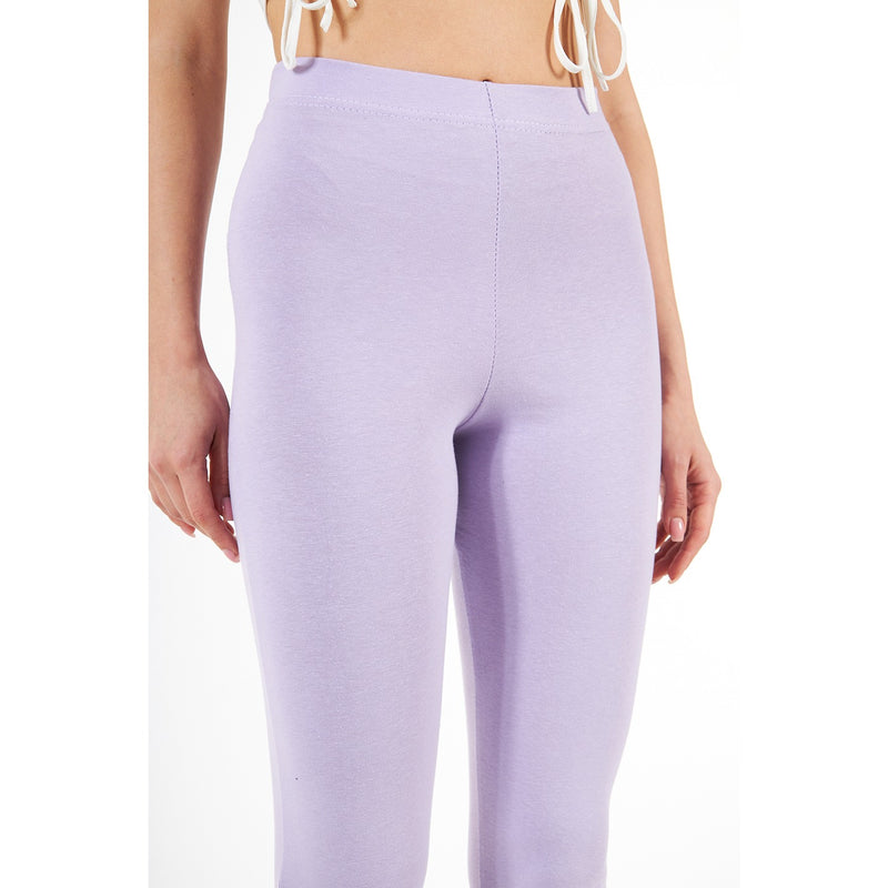 Lilac Split Hem Leggings | Montivo Pakistan