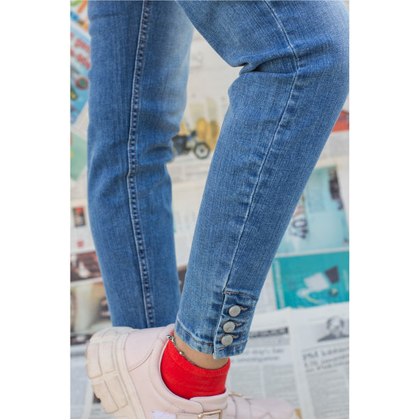 Rsvd Mid Blue Slim Skinny Jeans | Montivo Pakistan