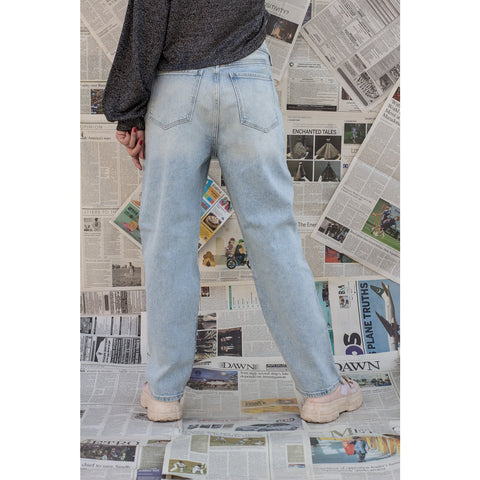 ON Ripped Straight Jeans | Montivo Pakistan