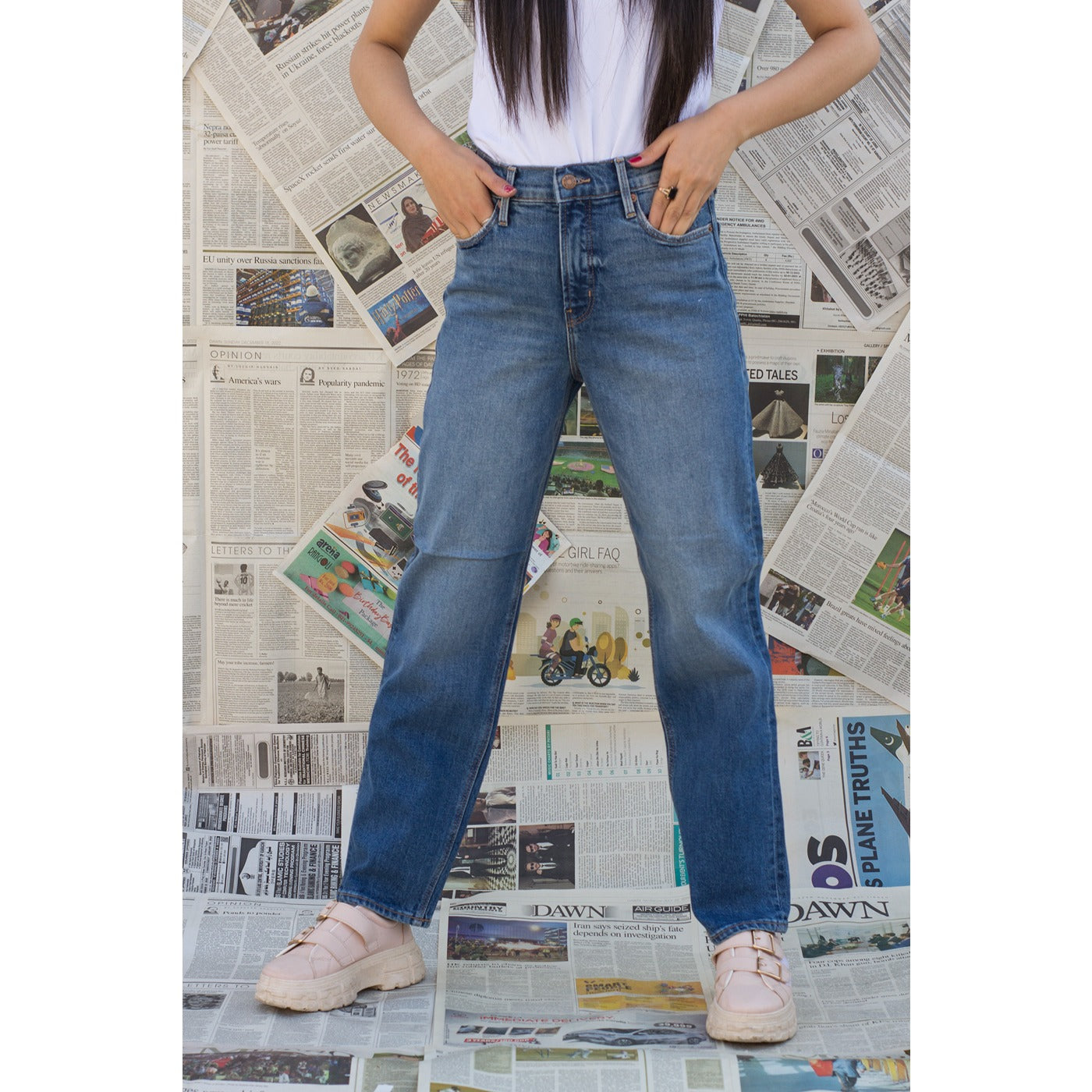 ON Straight Distressed Jeans | Montivo Pakistan