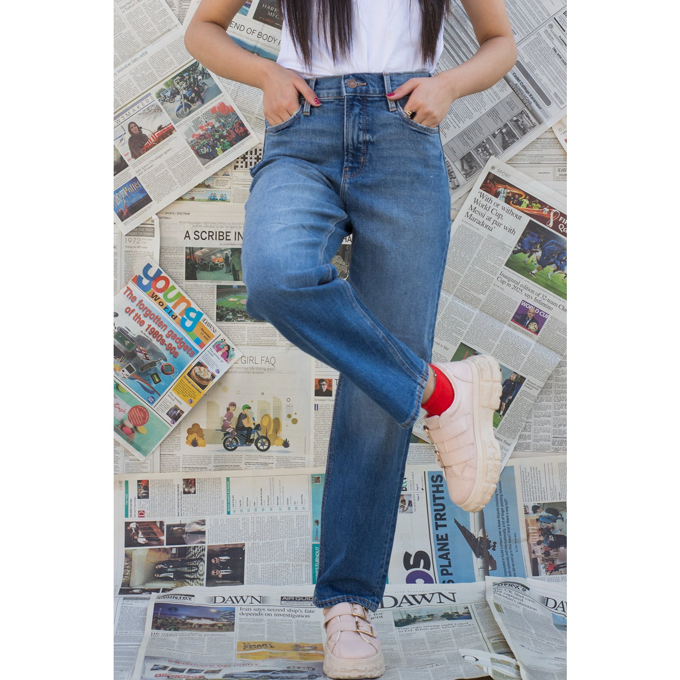 ON Straight Distressed Jeans | Montivo Pakistan