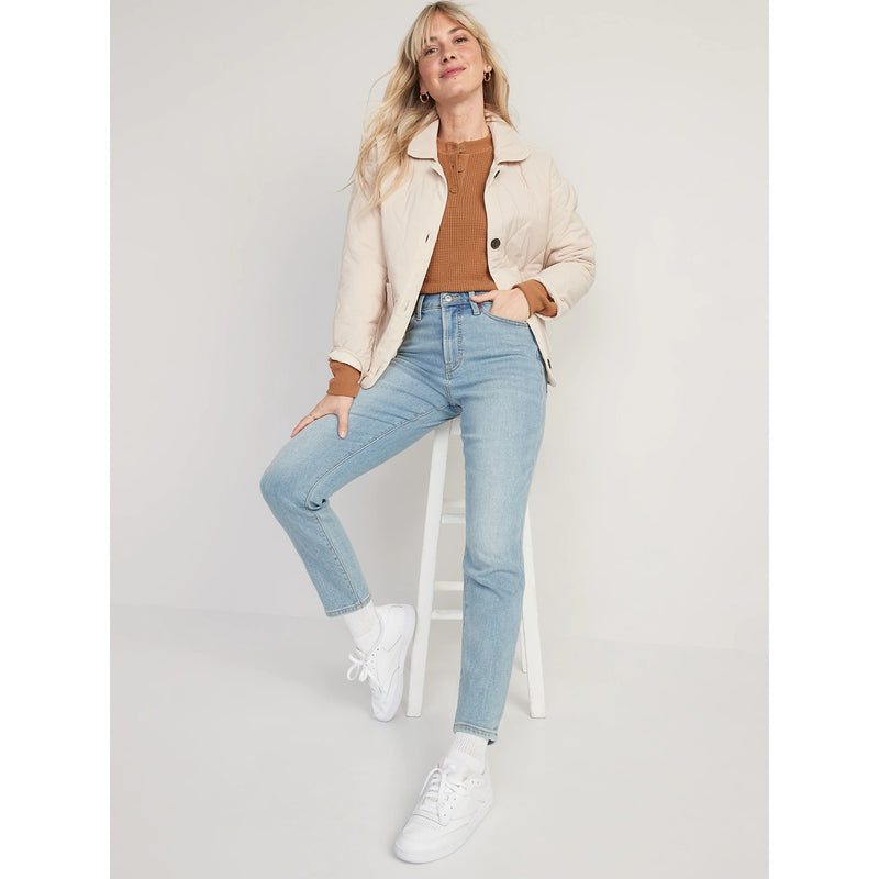 ON High Rise Straight Mom Jeans | Montivo Pakistan