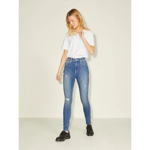 JJx Blue Skinny Ripped Jeans | Montivo Pakistan