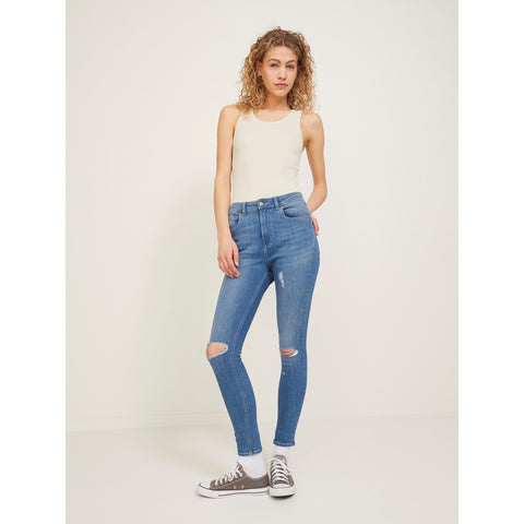 JJx Blue Skinny Ripped Jeans | Montivo Pakistan
