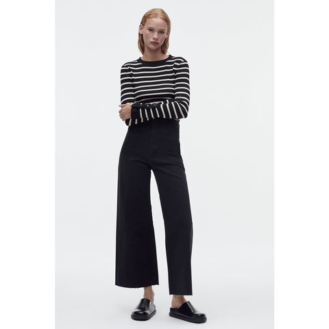 ZR High Rise Black Wide Leg Jeans | Montivo Pakistan