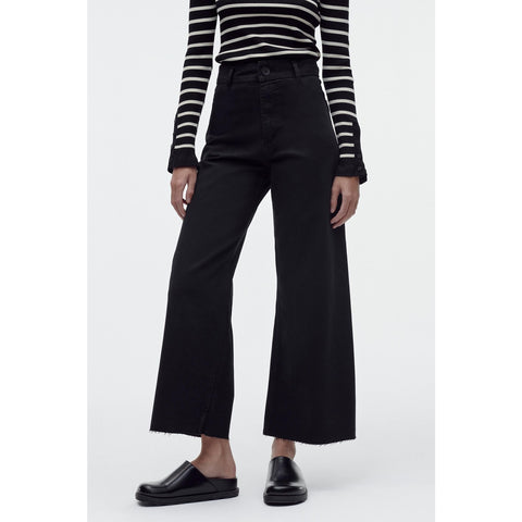 ZR High Rise Black Wide Leg Jeans | Montivo Pakistan