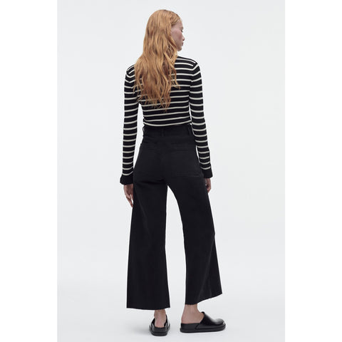 ZR High Rise Black Wide Leg Jeans | Montivo Pakistan