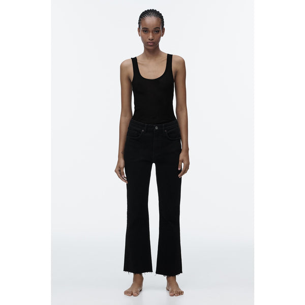 ZR Mini Flare Black Jeans | Montivo Pakistan