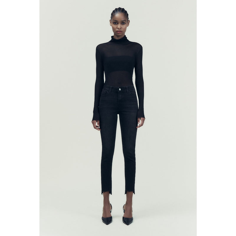 ZR Black Skinny Mid Rise Jeans | Montivo Pakistan