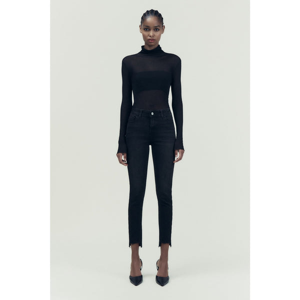 ZR Black Skinny Mid Rise Jeans | Montivo Pakistan