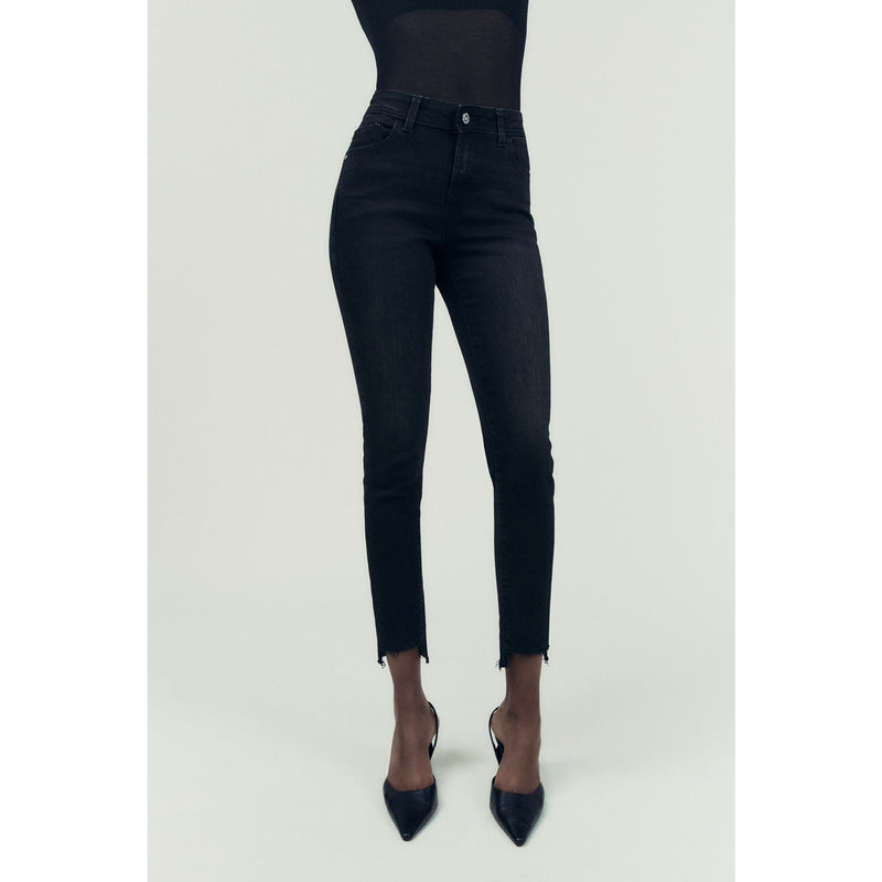 ZR Black Skinny Mid Rise Jeans | Montivo Pakistan