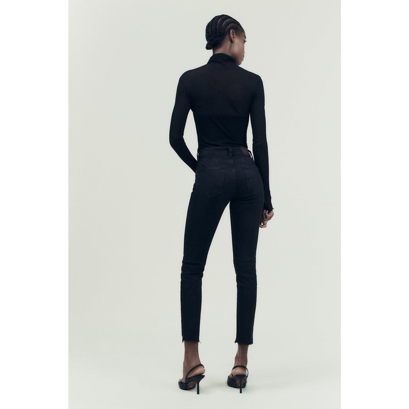 ZR Black Skinny Mid Rise Jeans | Montivo Pakistan