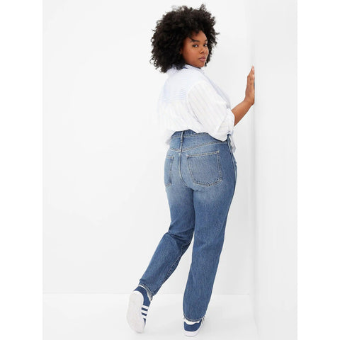 GP High Rise Destructed Mom Jeans | Montivo Pakistan