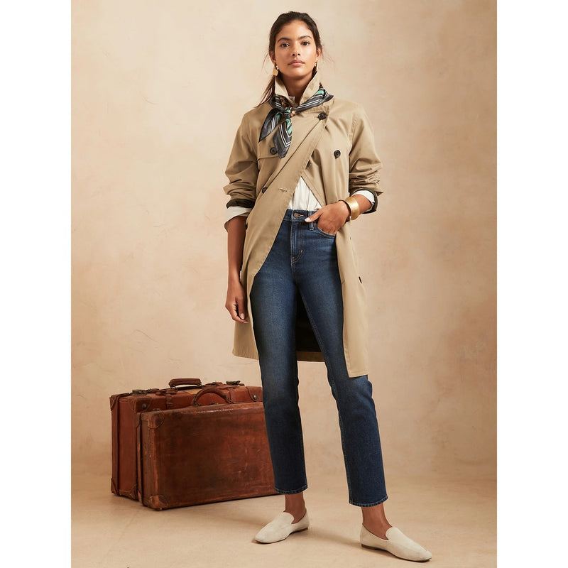 BR High Rise Straight Blue Jeans | Montivo Pakistan